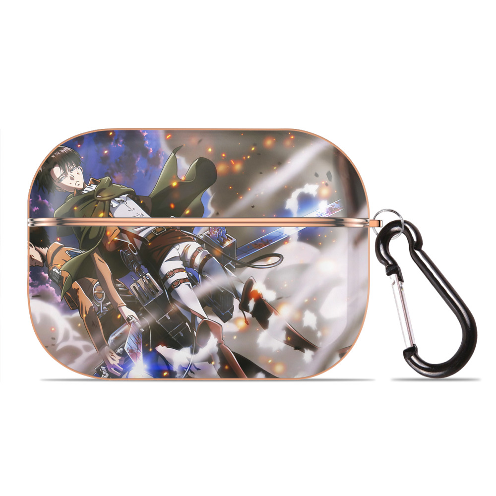 （画像用） 進撃の巨人 Attack on Titan 【AirPods Pro用】ハードシェル保護ケース｜耐衝撃・防指紋・カラビナ付き商品仕様
