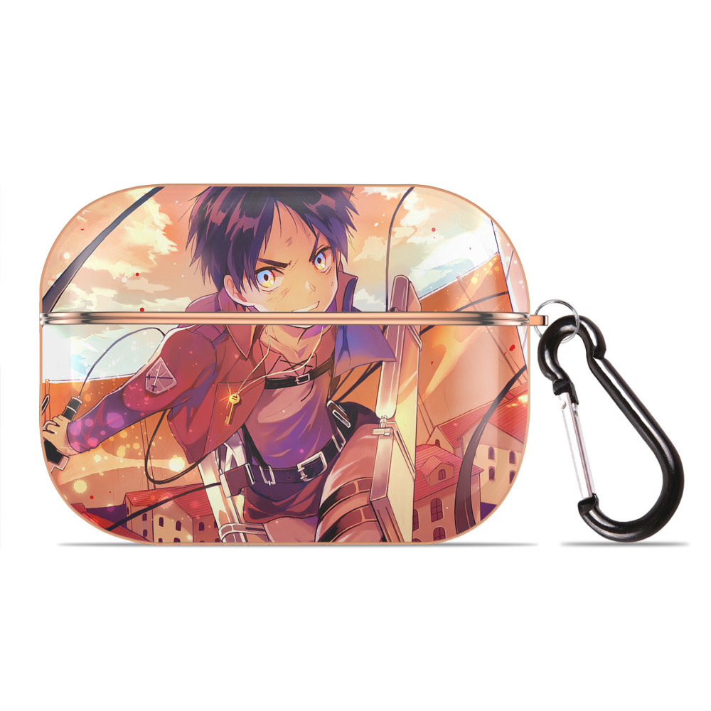 （画像用） 進撃の巨人 Attack on Titan 【AirPods Pro用】ハードシェル保護ケース｜耐衝撃・防指紋・カラビナ付き商品仕様