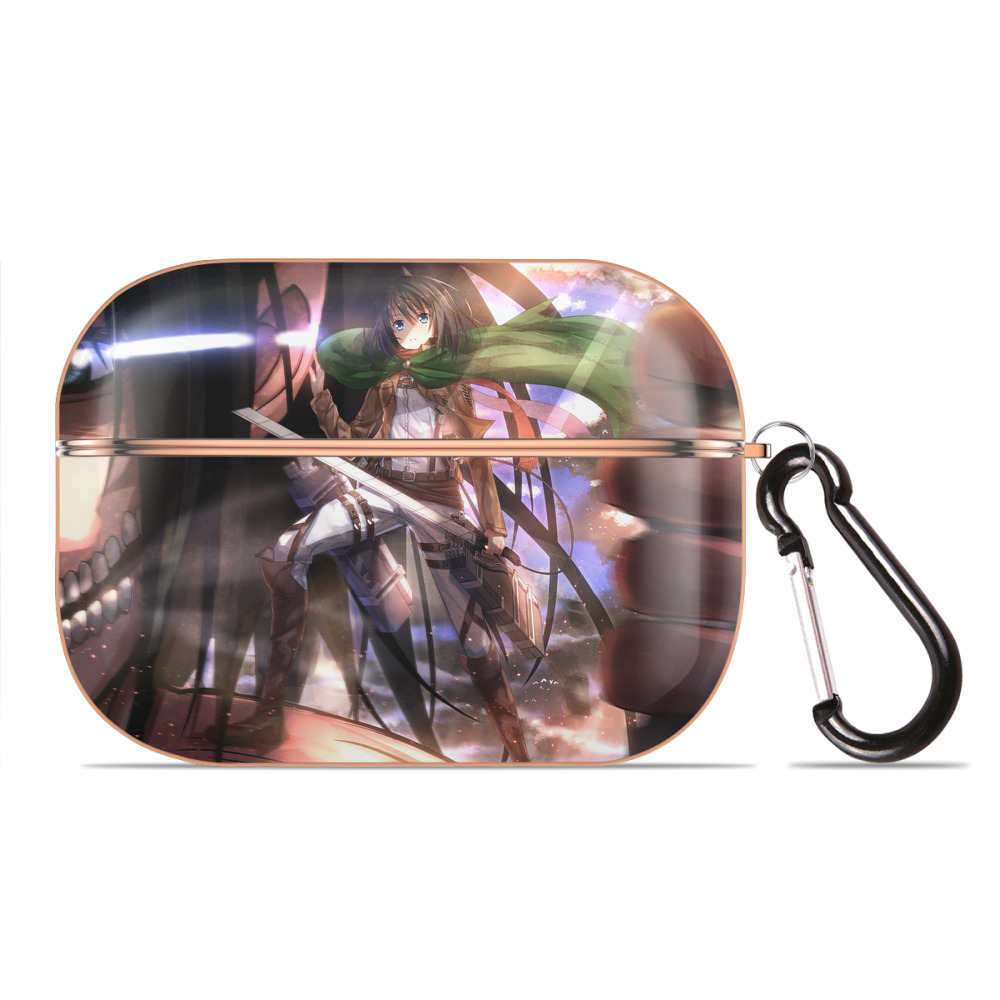 （画像用） 進撃の巨人 Attack on Titan 【AirPods Pro用】ハードシェル保護ケース｜耐衝撃・防指紋・カラビナ付き商品仕様