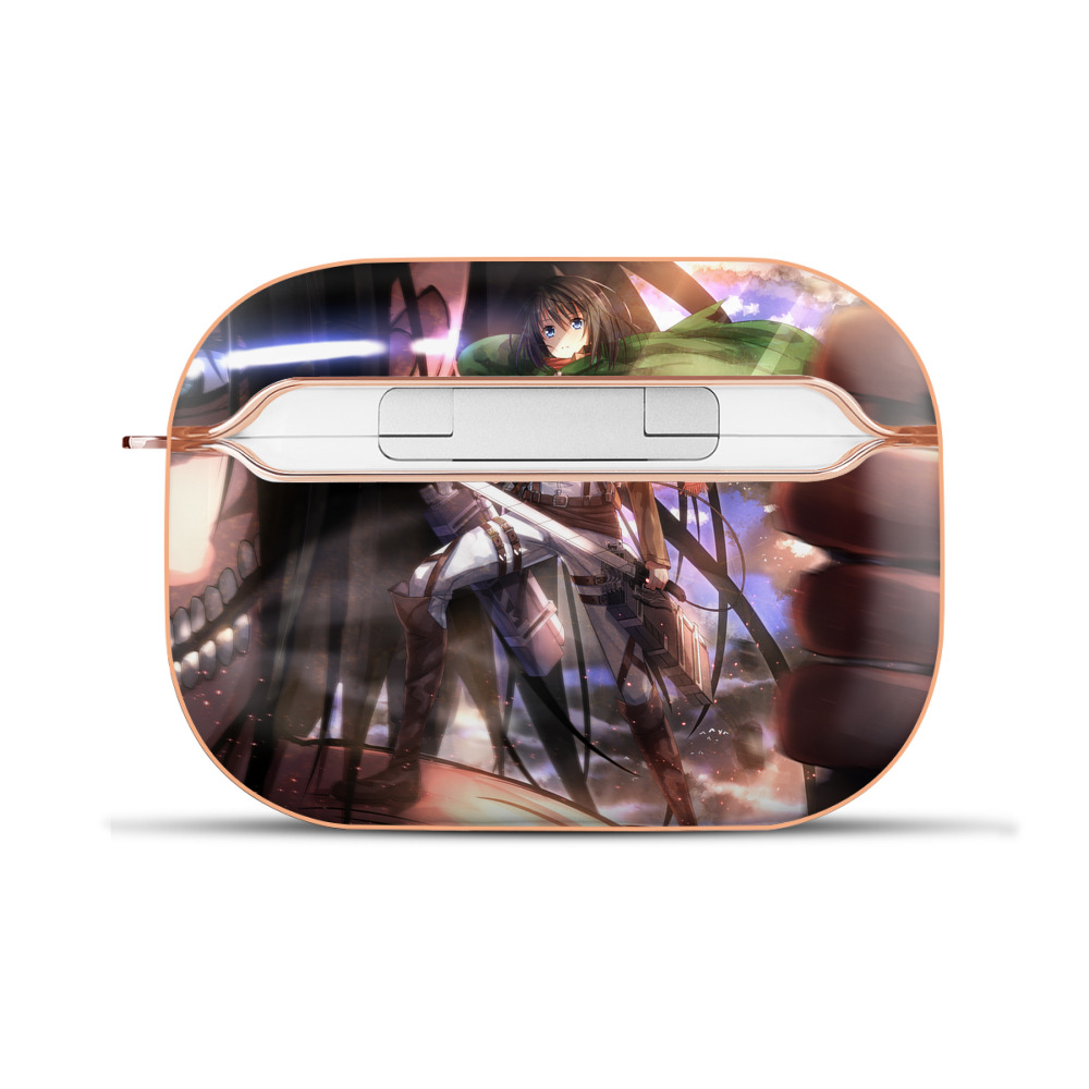 （画像用） 進撃の巨人 Attack on Titan 【AirPods Pro用】ハードシェル保護ケース｜耐衝撃・防指紋・カラビナ付き商品仕様