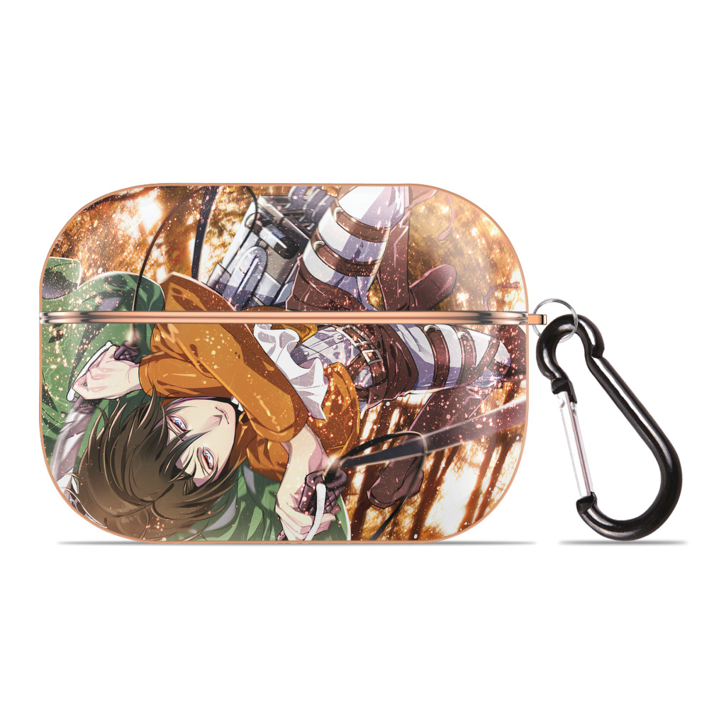 （画像用） 進撃の巨人 Attack on Titan 【AirPods Pro用】ハードシェル保護ケース｜耐衝撃・防指紋・カラビナ付き商品仕様