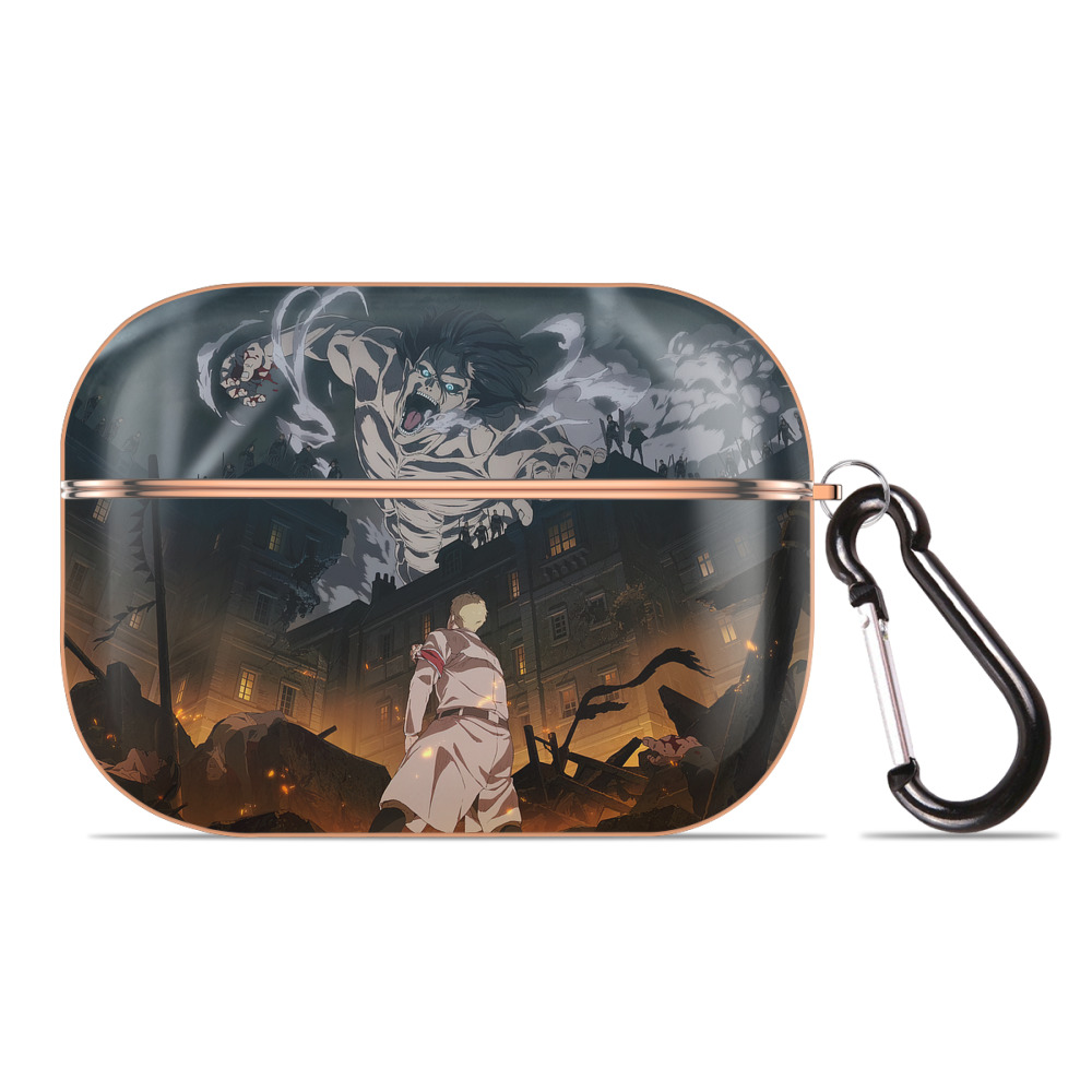 （画像用） 進撃の巨人 Attack on Titan 【AirPods Pro用】ハードシェル保護ケース｜耐衝撃・防指紋・カラビナ付き商品仕様