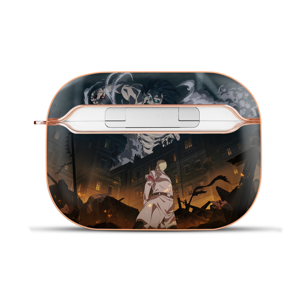 （画像用） 進撃の巨人 Attack on Titan 【AirPods Pro用】ハードシェル保護ケース｜耐衝撃・防指紋・カラビナ付き商品仕様