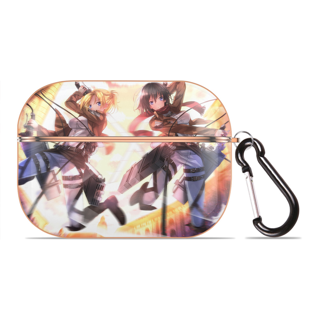 （画像用） 進撃の巨人 Attack on Titan 【AirPods Pro用】ハードシェル保護ケース｜耐衝撃・防指紋・カラビナ付き商品仕様