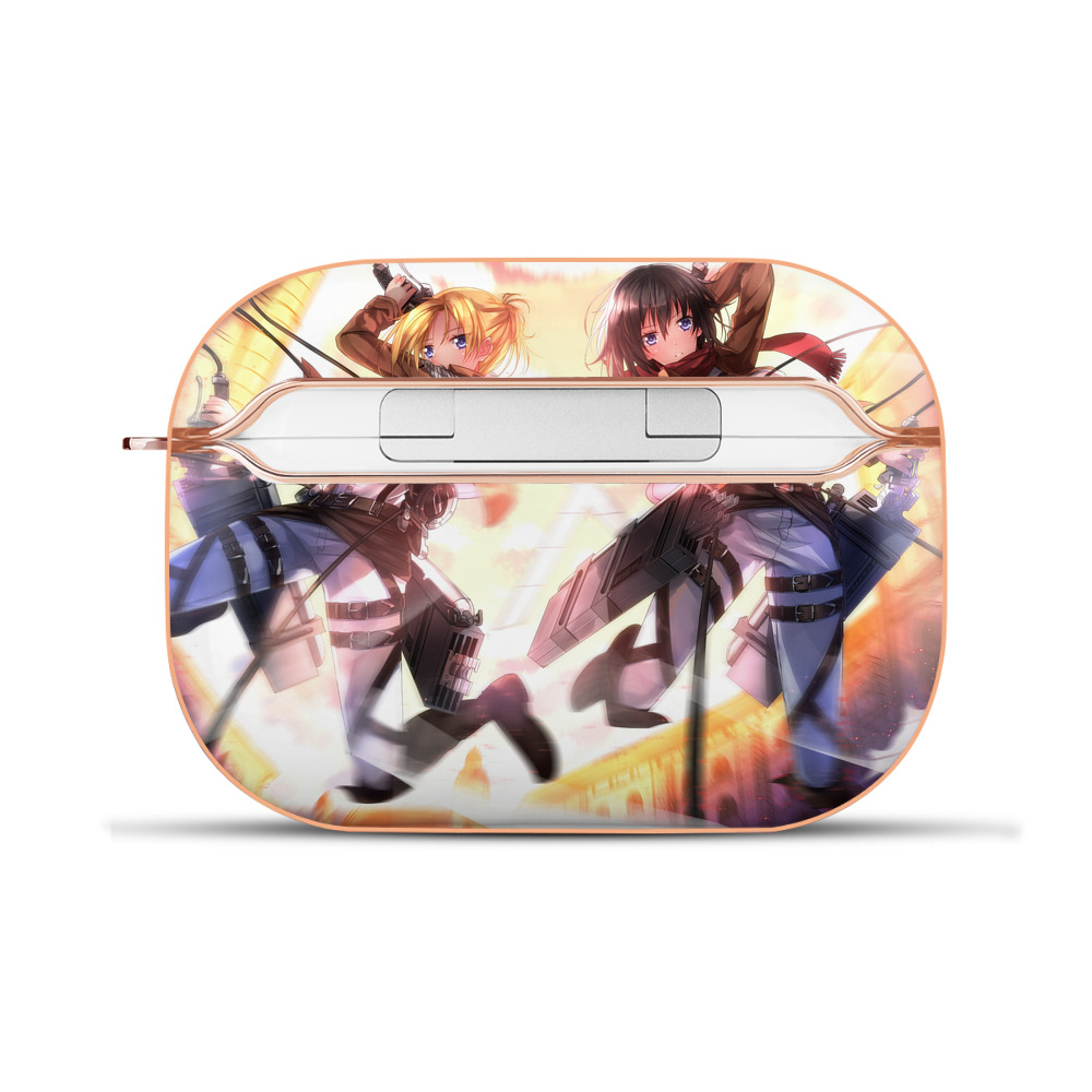 （画像用） 進撃の巨人 Attack on Titan 【AirPods Pro用】ハードシェル保護ケース｜耐衝撃・防指紋・カラビナ付き商品仕様