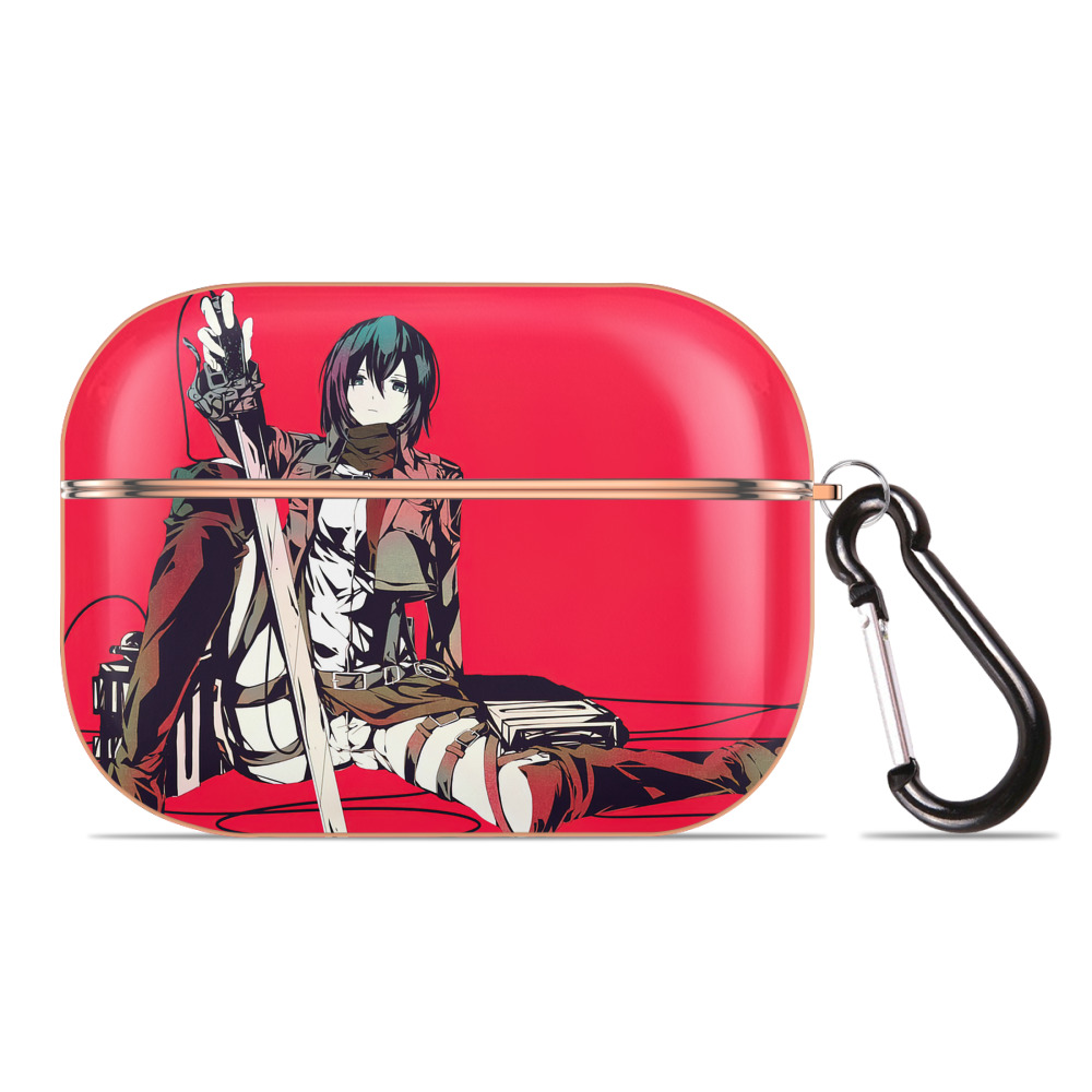 （画像用） 進撃の巨人 Attack on Titan 【AirPods Pro用】ハードシェル保護ケース｜耐衝撃・防指紋・カラビナ付き商品仕様