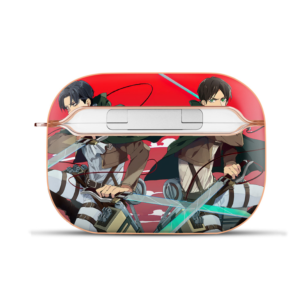 （画像用） 進撃の巨人 Attack on Titan 【AirPods Pro用】ハードシェル保護ケース｜耐衝撃・防指紋・カラビナ付き商品仕様