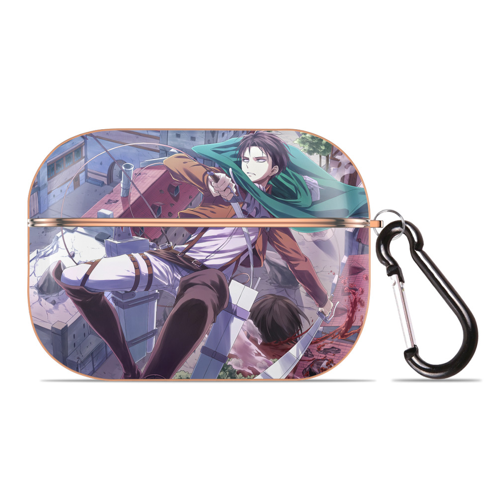 （画像用） 進撃の巨人 Attack on Titan 【AirPods Pro用】ハードシェル保護ケース｜耐衝撃・防指紋・カラビナ付き商品仕様