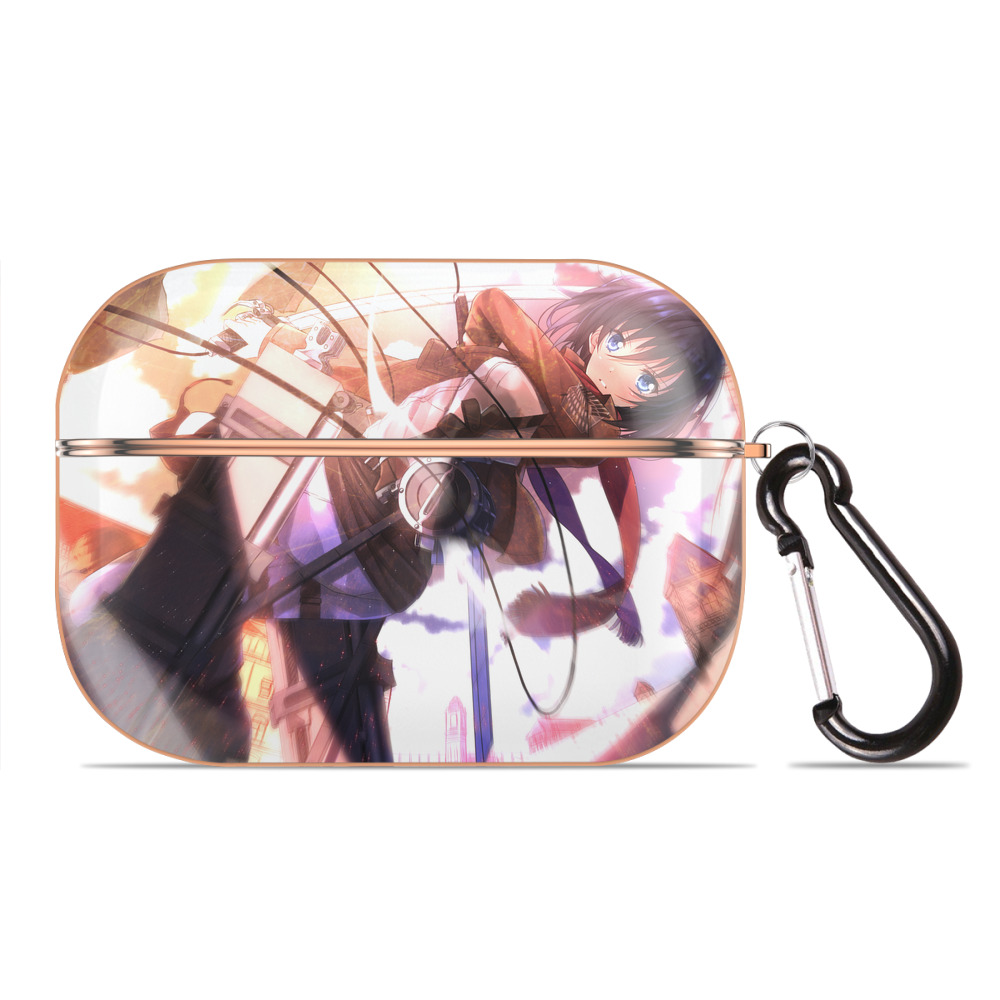 （画像用） 進撃の巨人 Attack on Titan 【AirPods Pro用】ハードシェル保護ケース｜耐衝撃・防指紋・カラビナ付き商品仕様