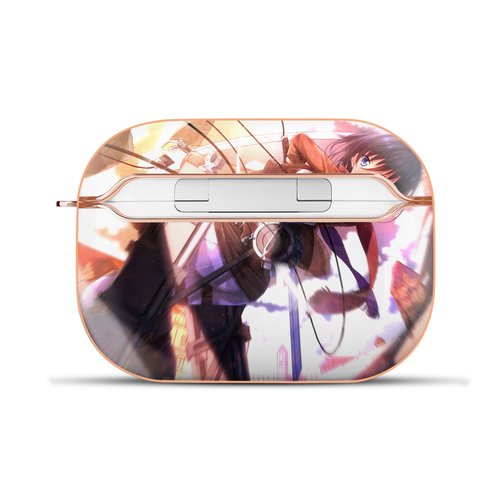 （画像用） 進撃の巨人 Attack on Titan 【AirPods Pro用】ハードシェル保護ケース｜耐衝撃・防指紋・カラビナ付き商品仕様