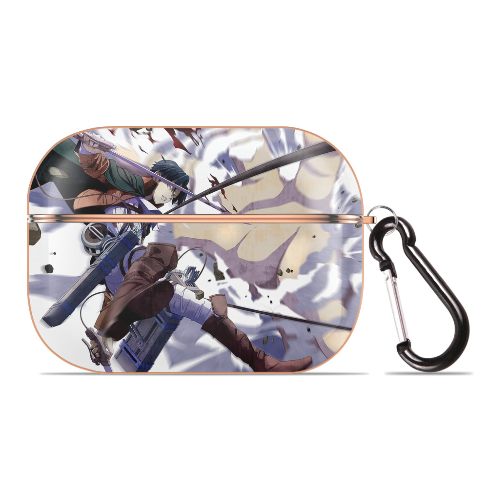 （画像用） 進撃の巨人 Attack on Titan 【AirPods Pro用】ハードシェル保護ケース｜耐衝撃・防指紋・カラビナ付き商品仕様