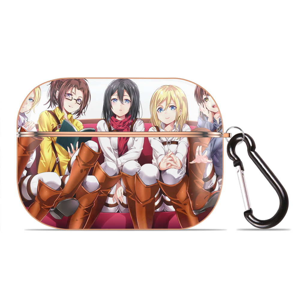（画像用） 進撃の巨人 Attack on Titan 【AirPods Pro用】ハードシェル保護ケース｜耐衝撃・防指紋・カラビナ付き商品仕様