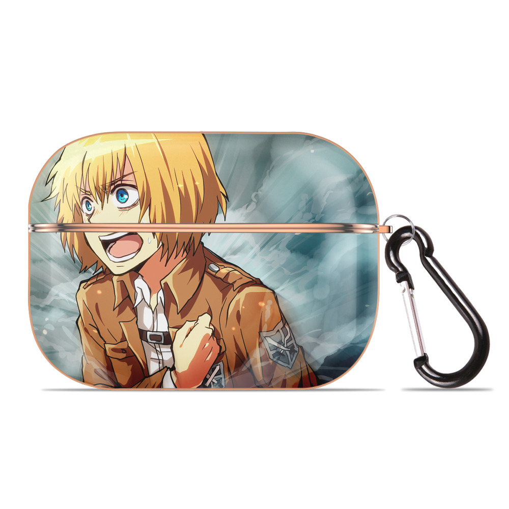 （画像用） 進撃の巨人 Attack on Titan 【AirPods Pro用】ハードシェル保護ケース｜耐衝撃・防指紋・カラビナ付き商品仕様