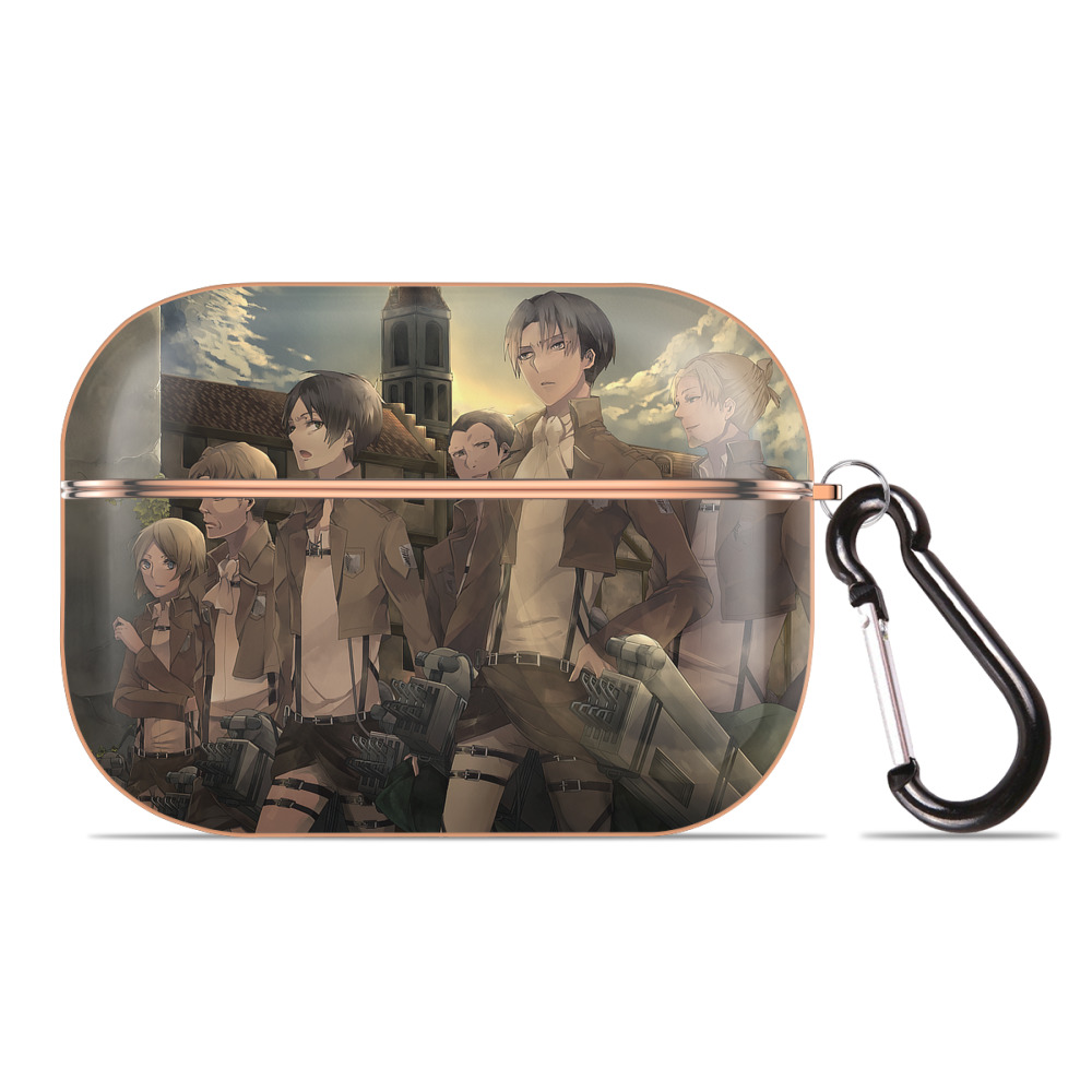（画像用） 進撃の巨人 Attack on Titan 【AirPods Pro用】ハードシェル保護ケース｜耐衝撃・防指紋・カラビナ付き商品仕様