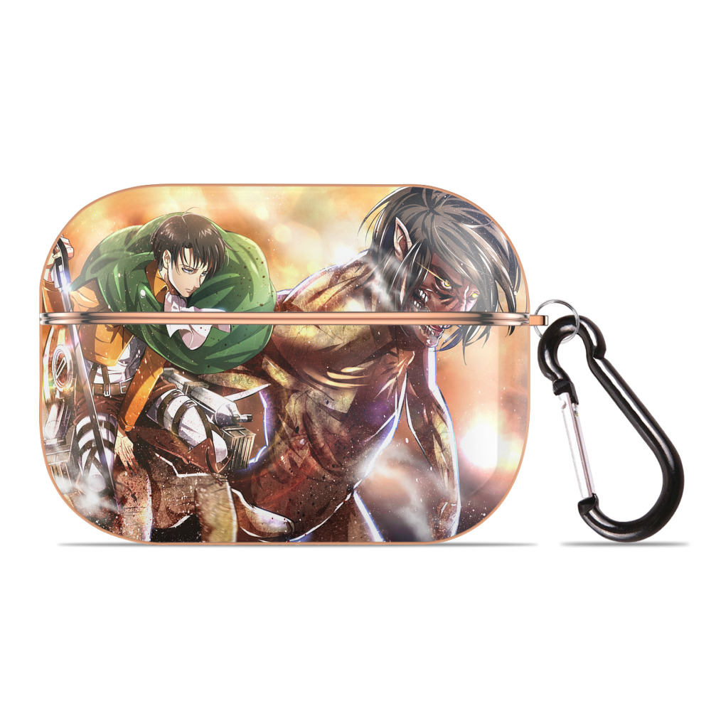 （画像用） 進撃の巨人 Attack on Titan 【AirPods Pro用】ハードシェル保護ケース｜耐衝撃・防指紋・カラビナ付き商品仕様