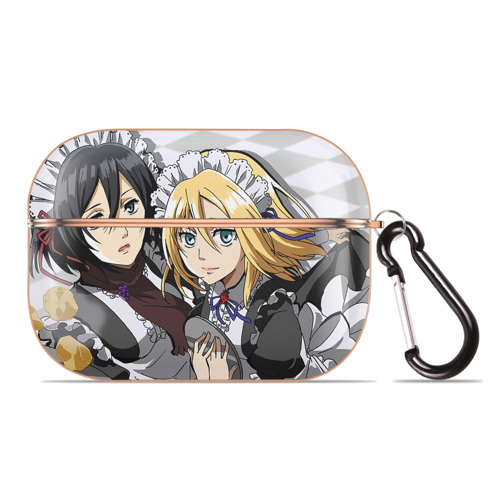 （画像用） 進撃の巨人 Attack on Titan 【AirPods Pro用】ハードシェル保護ケース｜耐衝撃・防指紋・カラビナ付き商品仕様