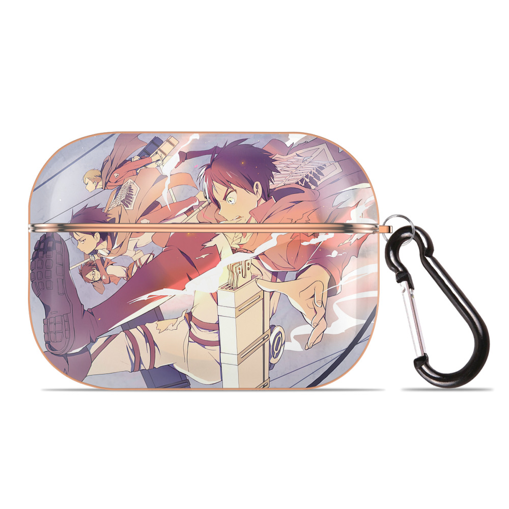 （画像用） 進撃の巨人 Attack on Titan 【AirPods Pro用】ハードシェル保護ケース｜耐衝撃・防指紋・カラビナ付き商品仕様