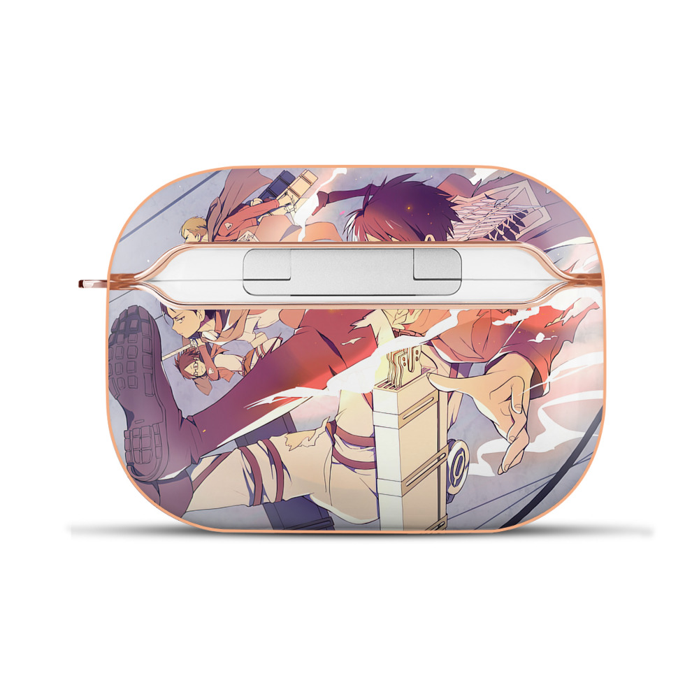 （画像用） 進撃の巨人 Attack on Titan 【AirPods Pro用】ハードシェル保護ケース｜耐衝撃・防指紋・カラビナ付き商品仕様