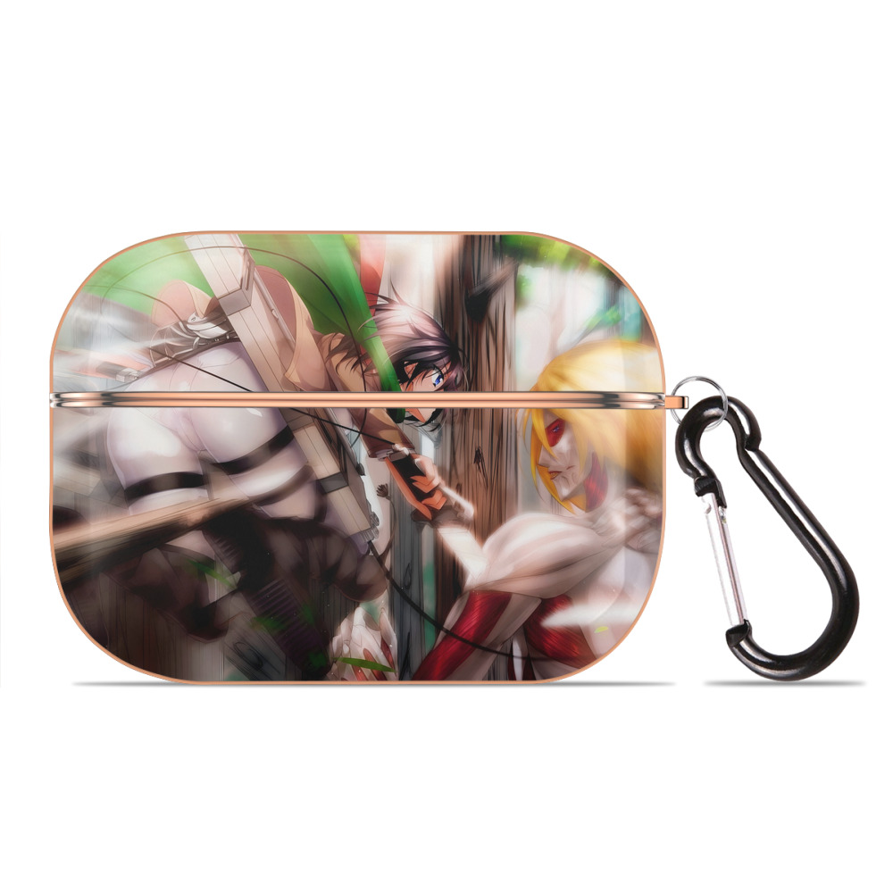 （画像用） 進撃の巨人 Attack on Titan 【AirPods Pro用】ハードシェル保護ケース｜耐衝撃・防指紋・カラビナ付き商品仕様