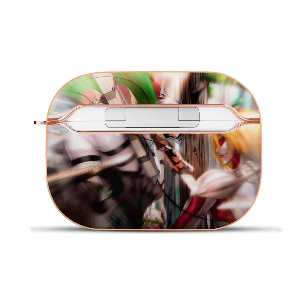 （画像用） 進撃の巨人 Attack on Titan 【AirPods Pro用】ハードシェル保護ケース｜耐衝撃・防指紋・カラビナ付き商品仕様
