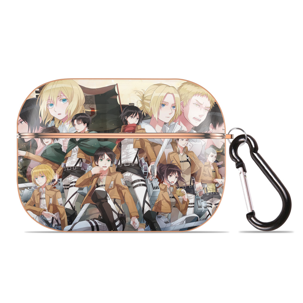 （画像用） 進撃の巨人 Attack on Titan 【AirPods Pro用】ハードシェル保護ケース｜耐衝撃・防指紋・カラビナ付き商品仕様