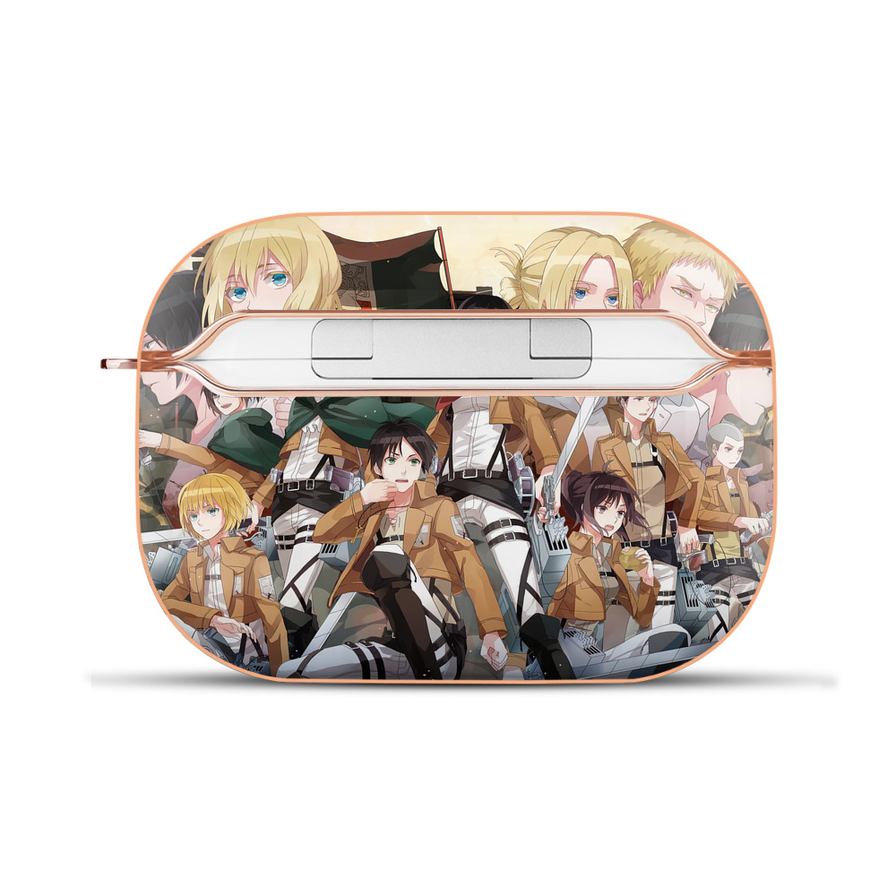 （画像用） 進撃の巨人 Attack on Titan 【AirPods Pro用】ハードシェル保護ケース｜耐衝撃・防指紋・カラビナ付き商品仕様