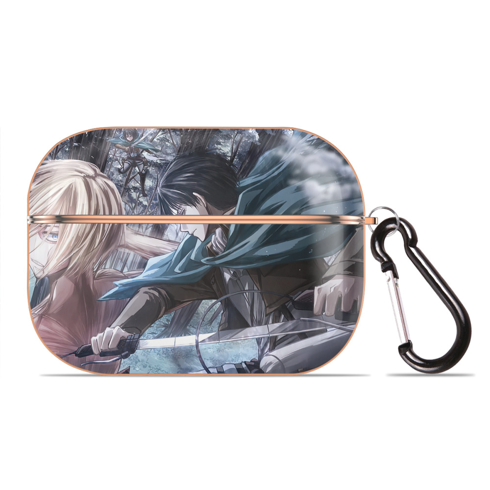 （画像用） 進撃の巨人 Attack on Titan 【AirPods Pro用】ハードシェル保護ケース｜耐衝撃・防指紋・カラビナ付き商品仕様