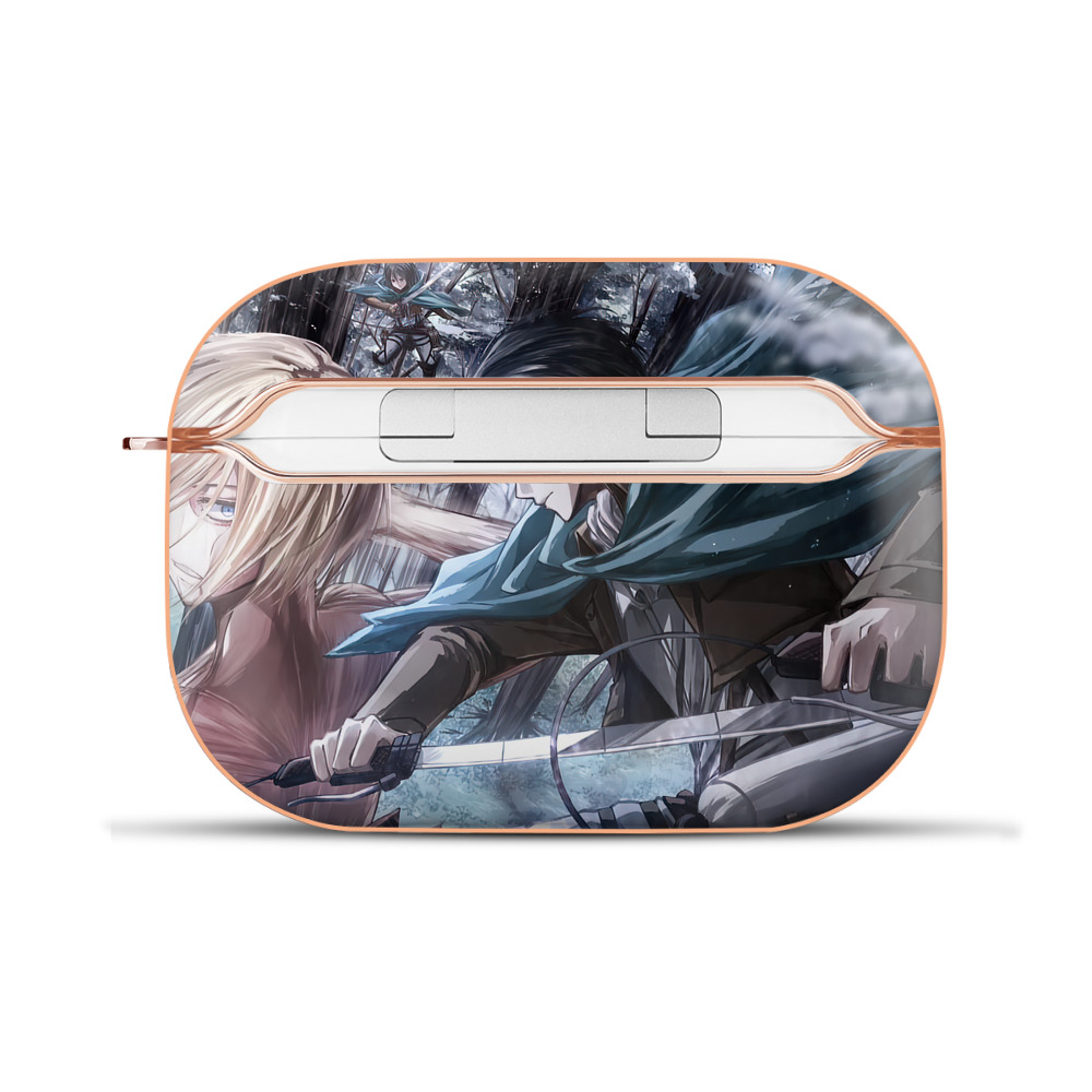 （画像用） 進撃の巨人 Attack on Titan 【AirPods Pro用】ハードシェル保護ケース｜耐衝撃・防指紋・カラビナ付き商品仕様