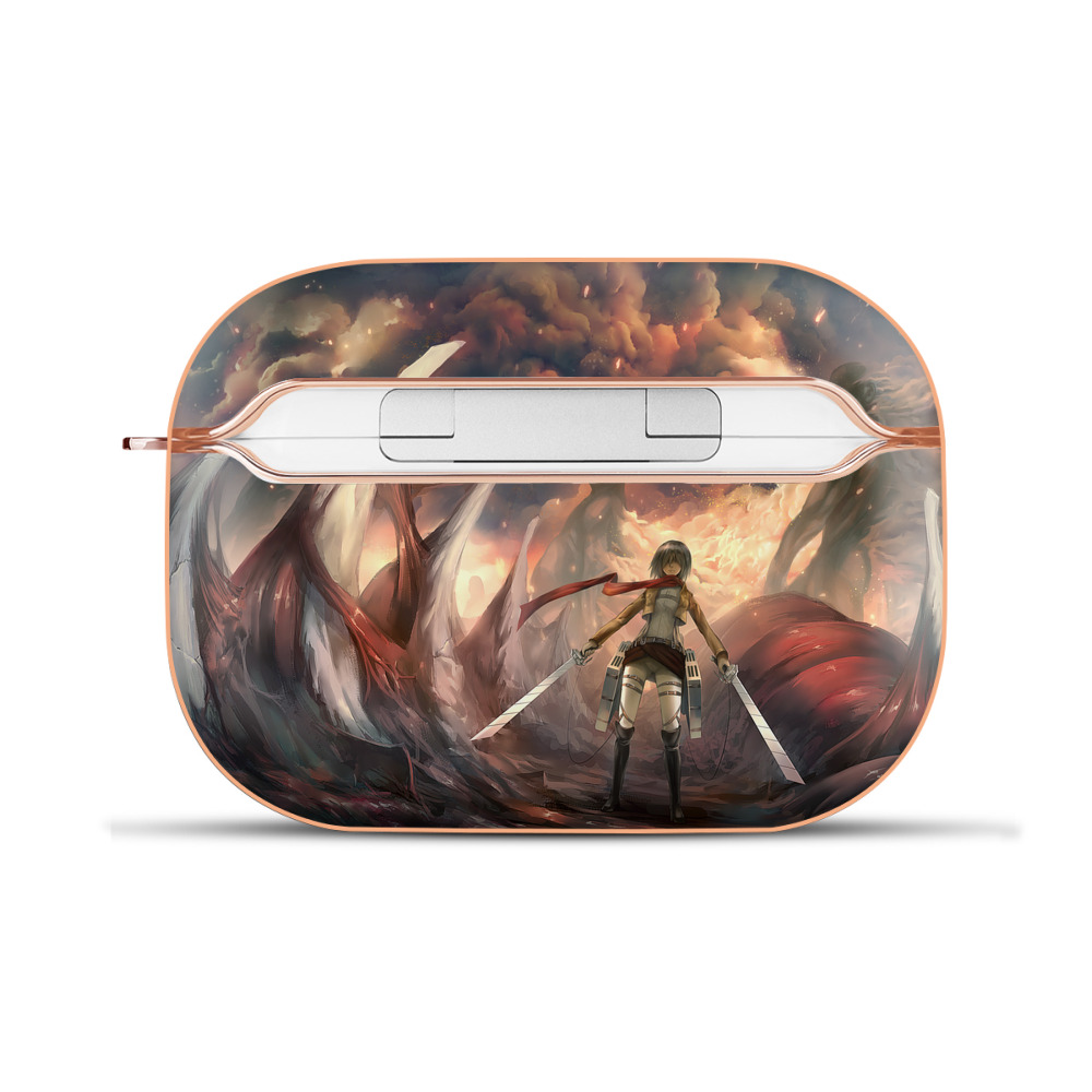 （画像用） 進撃の巨人 Attack on Titan 【AirPods Pro用】ハードシェル保護ケース｜耐衝撃・防指紋・カラビナ付き商品仕様