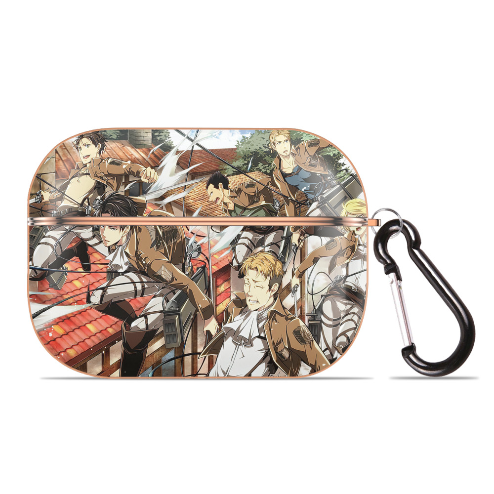（画像用） 進撃の巨人 Attack on Titan 【AirPods Pro用】ハードシェル保護ケース｜耐衝撃・防指紋・カラビナ付き商品仕様