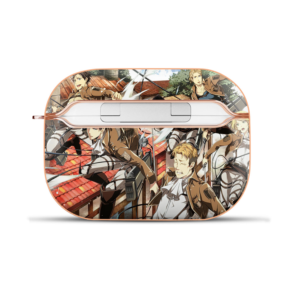 （画像用） 進撃の巨人 Attack on Titan 【AirPods Pro用】ハードシェル保護ケース｜耐衝撃・防指紋・カラビナ付き商品仕様