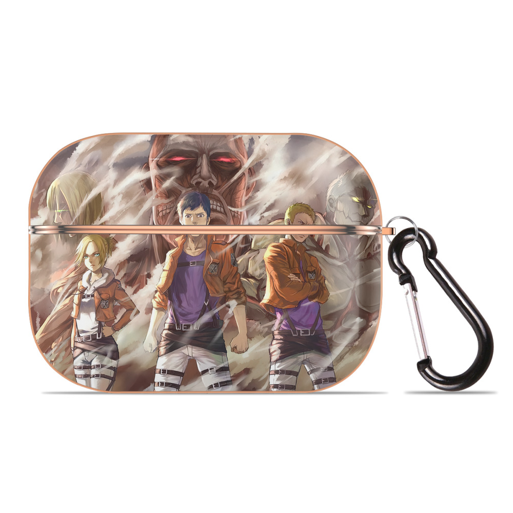 （画像用） 進撃の巨人 Attack on Titan 【AirPods Pro用】ハードシェル保護ケース｜耐衝撃・防指紋・カラビナ付き商品仕様