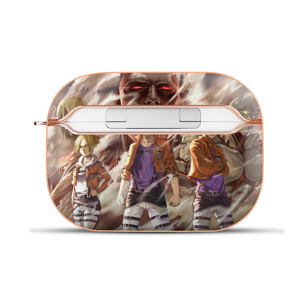 （画像用） 進撃の巨人 Attack on Titan 【AirPods Pro用】ハードシェル保護ケース｜耐衝撃・防指紋・カラビナ付き商品仕様