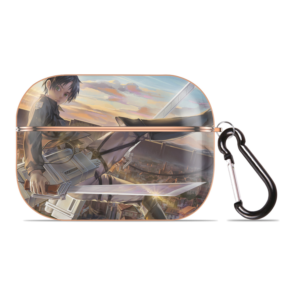 （画像用） 進撃の巨人 Attack on Titan 【AirPods Pro用】ハードシェル保護ケース｜耐衝撃・防指紋・カラビナ付き商品仕様