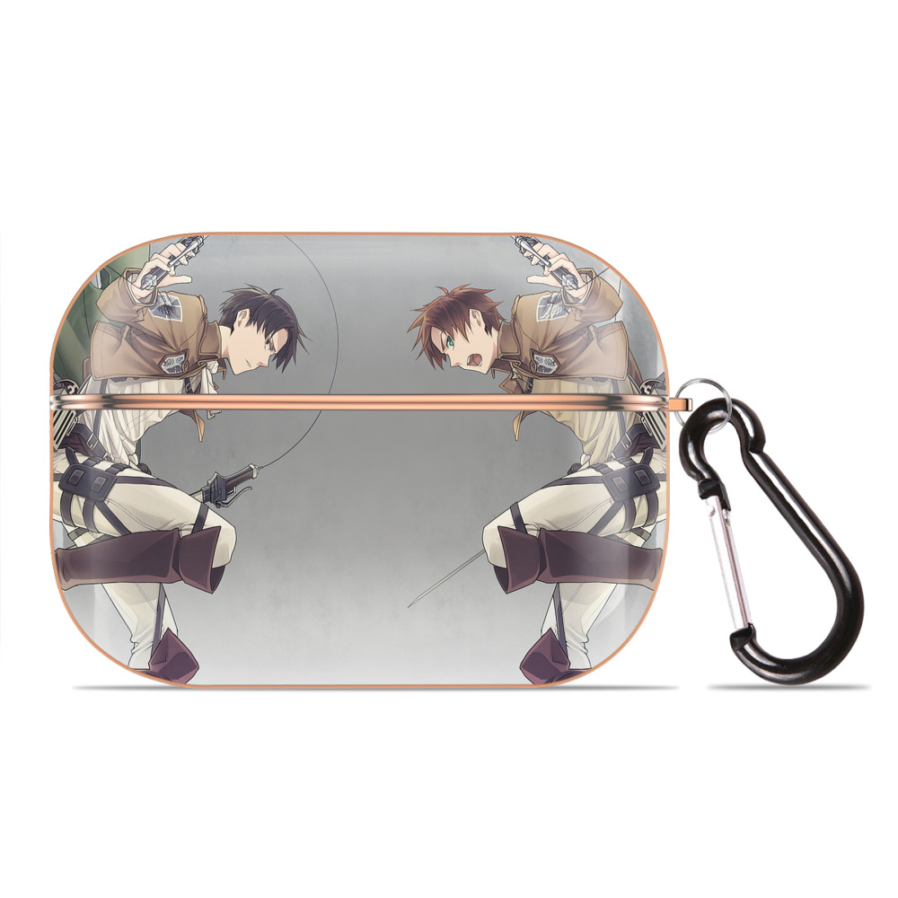 （画像用） 進撃の巨人 Attack on Titan 【AirPods Pro用】ハードシェル保護ケース｜耐衝撃・防指紋・カラビナ付き商品仕様