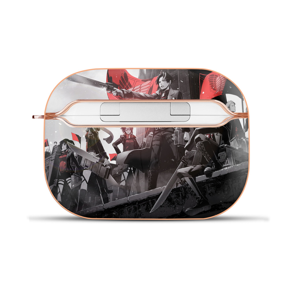 （画像用） 進撃の巨人 Attack on Titan 【AirPods Pro用】ハードシェル保護ケース｜耐衝撃・防指紋・カラビナ付き商品仕様