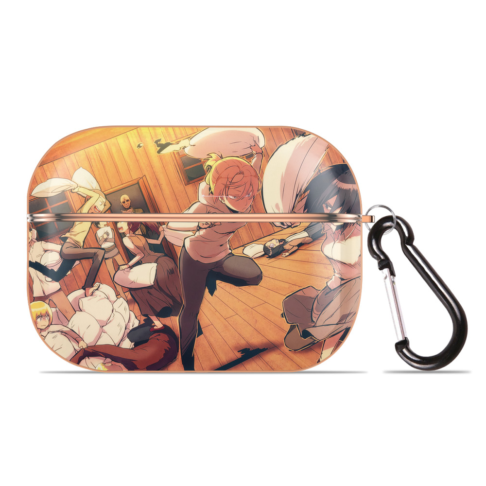 （画像用） 進撃の巨人 Attack on Titan 【AirPods Pro用】ハードシェル保護ケース｜耐衝撃・防指紋・カラビナ付き商品仕様