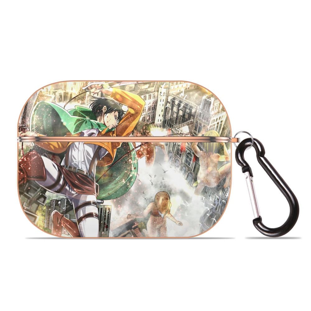 （画像用） 進撃の巨人 Attack on Titan 【AirPods Pro用】ハードシェル保護ケース｜耐衝撃・防指紋・カラビナ付き商品仕様