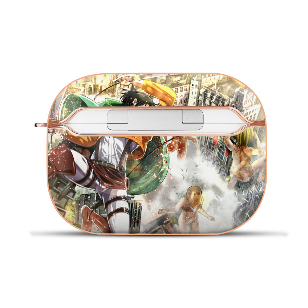 （画像用） 進撃の巨人 Attack on Titan 【AirPods Pro用】ハードシェル保護ケース｜耐衝撃・防指紋・カラビナ付き商品仕様