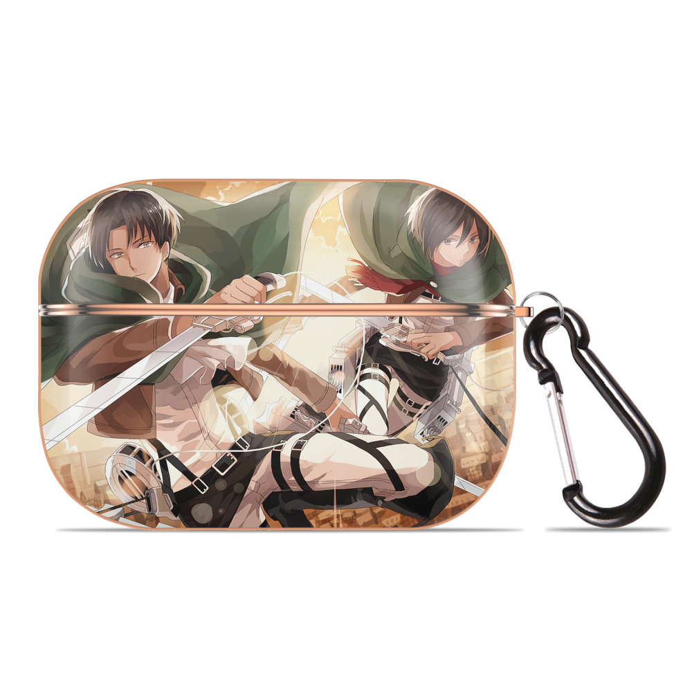 （画像用） 進撃の巨人 Attack on Titan 【AirPods Pro用】ハードシェル保護ケース｜耐衝撃・防指紋・カラビナ付き商品仕様