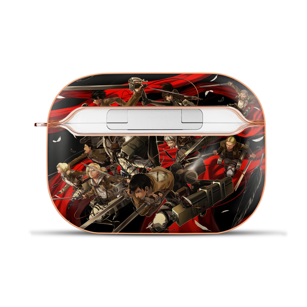 （画像用） 進撃の巨人 Attack on Titan 【AirPods Pro用】ハードシェル保護ケース｜耐衝撃・防指紋・カラビナ付き商品仕様