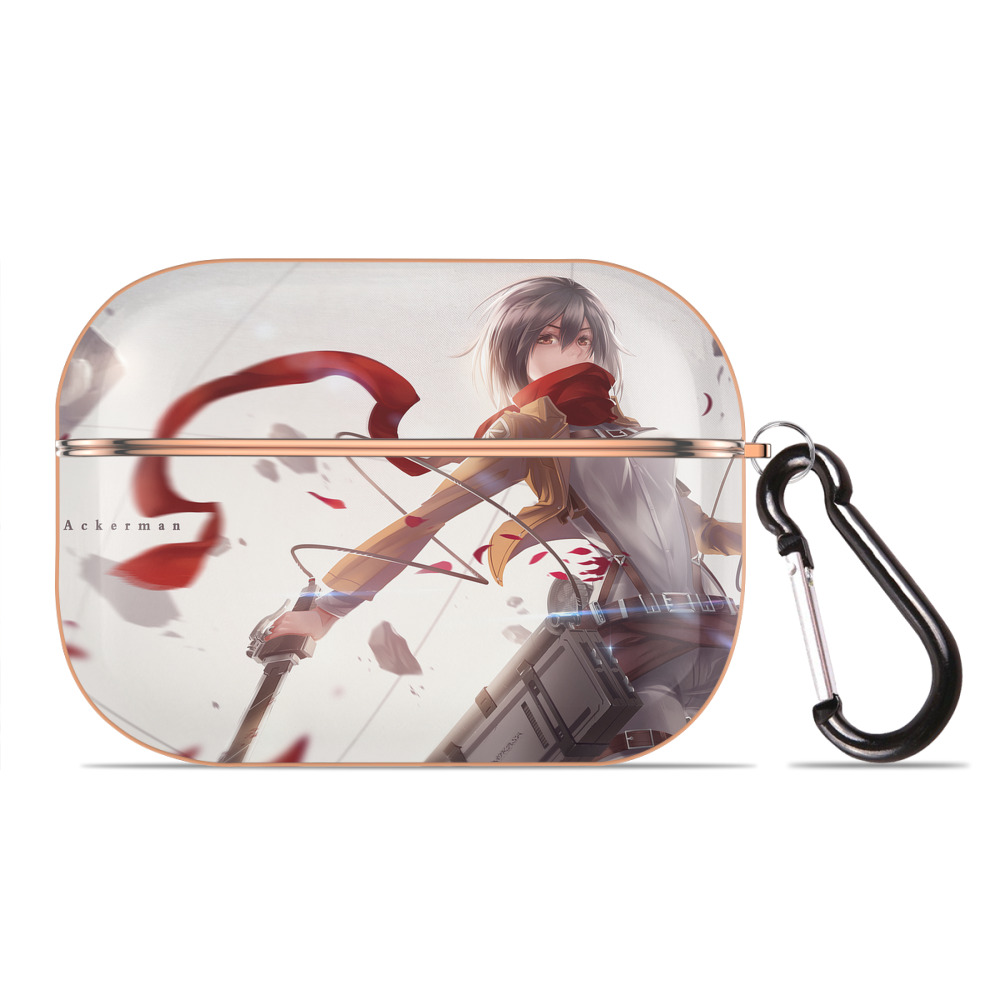 （画像用） 進撃の巨人 Attack on Titan 【AirPods Pro用】ハードシェル保護ケース｜耐衝撃・防指紋・カラビナ付き商品仕様