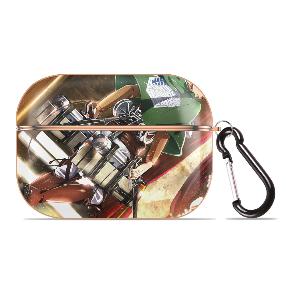 （画像用） 進撃の巨人 Attack on Titan 【AirPods Pro用】ハードシェル保護ケース｜耐衝撃・防指紋・カラビナ付き商品仕様