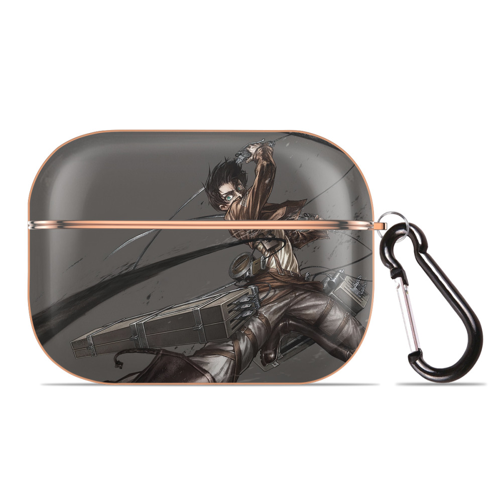 （画像用） 進撃の巨人 Attack on Titan 【AirPods Pro用】ハードシェル保護ケース｜耐衝撃・防指紋・カラビナ付き商品仕様