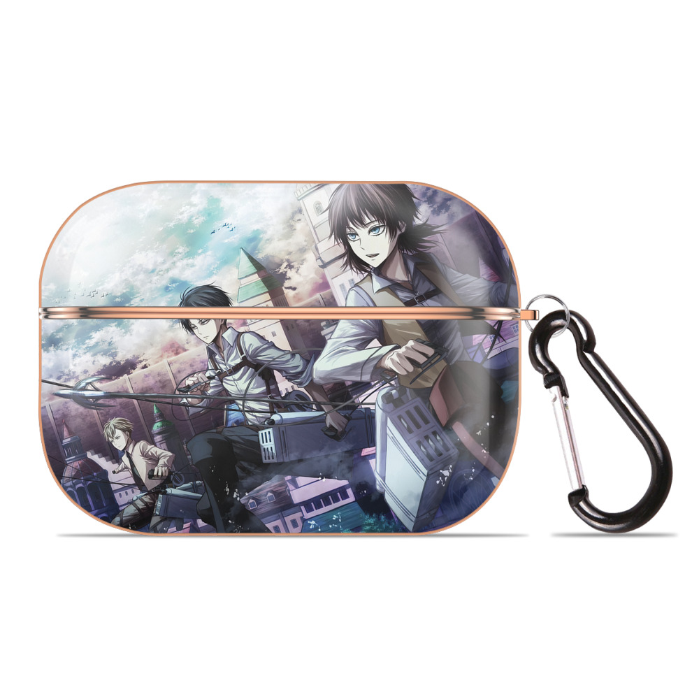 （画像用） 進撃の巨人 Attack on Titan 【AirPods Pro用】ハードシェル保護ケース｜耐衝撃・防指紋・カラビナ付き商品仕様