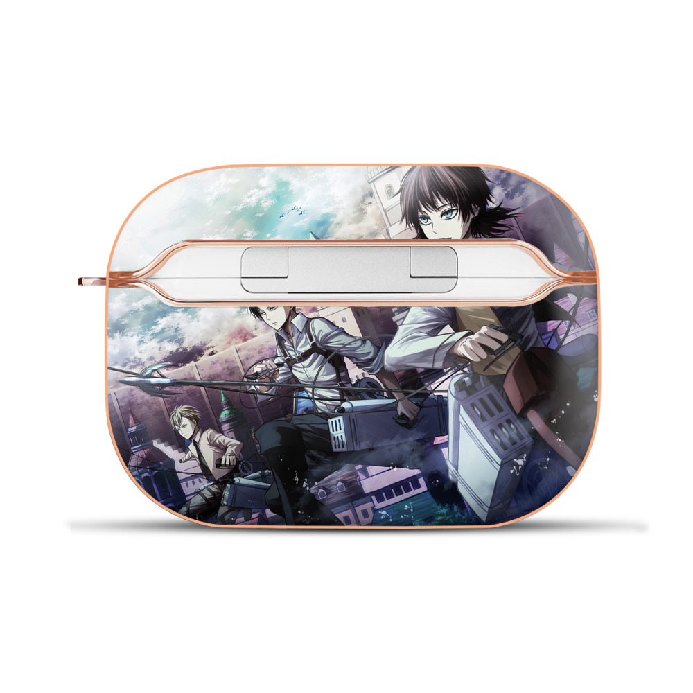 （画像用） 進撃の巨人 Attack on Titan 【AirPods Pro用】ハードシェル保護ケース｜耐衝撃・防指紋・カラビナ付き商品仕様