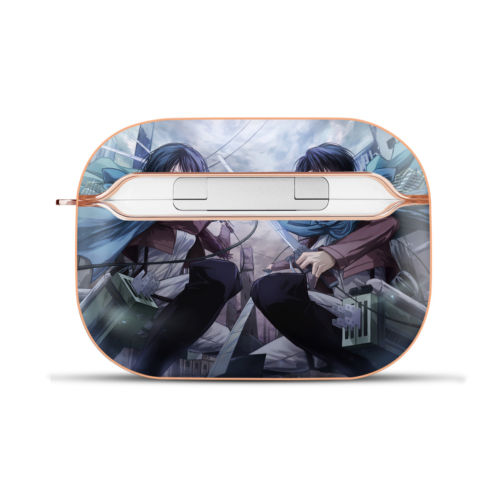 （画像用） 進撃の巨人 Attack on Titan 【AirPods Pro用】ハードシェル保護ケース｜耐衝撃・防指紋・カラビナ付き商品仕様