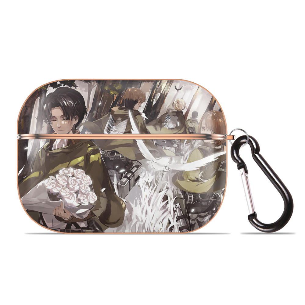 （画像用） 進撃の巨人 Attack on Titan 【AirPods Pro用】ハードシェル保護ケース｜耐衝撃・防指紋・カラビナ付き商品仕様