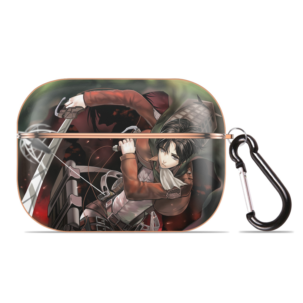 （画像用） 進撃の巨人 Attack on Titan 【AirPods Pro用】ハードシェル保護ケース｜耐衝撃・防指紋・カラビナ付き商品仕様