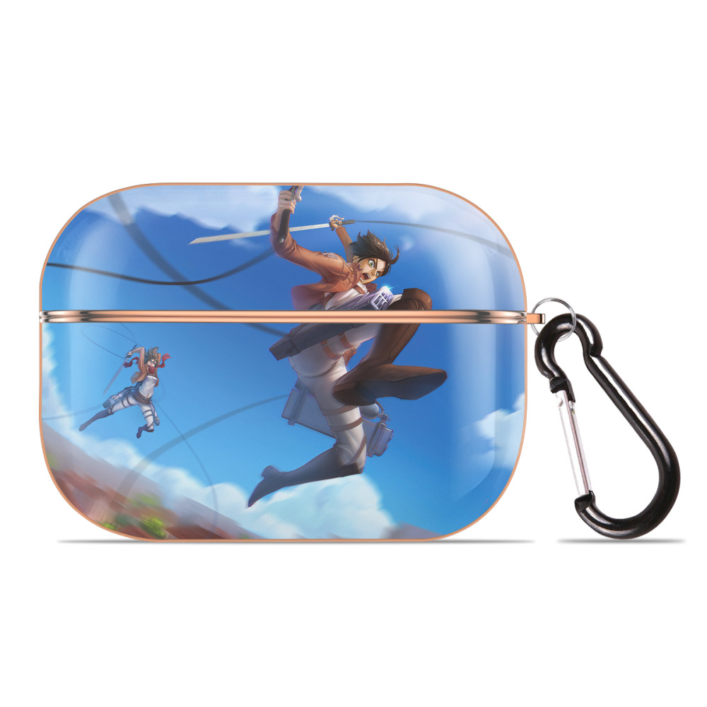 （画像用） 進撃の巨人 Attack on Titan 【AirPods Pro用】ハードシェル保護ケース｜耐衝撃・防指紋・カラビナ付き商品仕様